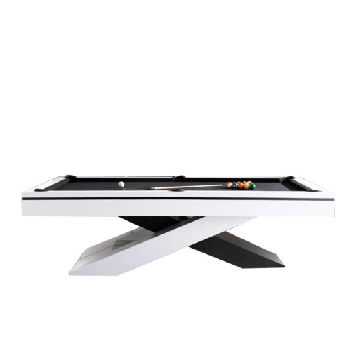 Modern style High grade top professional Billiard table 8ft 7ft Solid wood luxury pool table with dining top