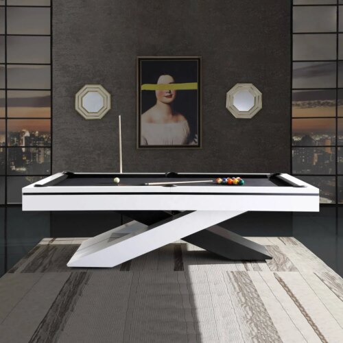 Modern styles home furniture dining billiards pool table with ping pong top - Image 5