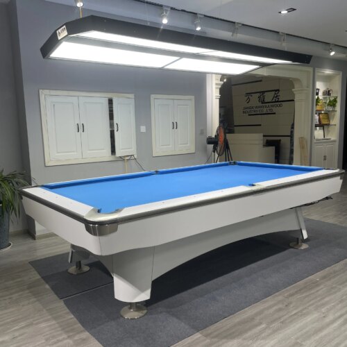 New 2024 modern luxury factory best selling 9FT pool club billiard tables stone slate with natural slate professional felt - Image 3