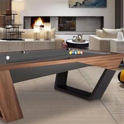New direct luxury professional competition billiard pool tables with natural slate solid wood with drawer - Image 2