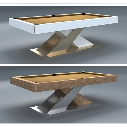 New  luxury  fashion model of billiard tables with  table cloth for tournament and natural slate and solid wood