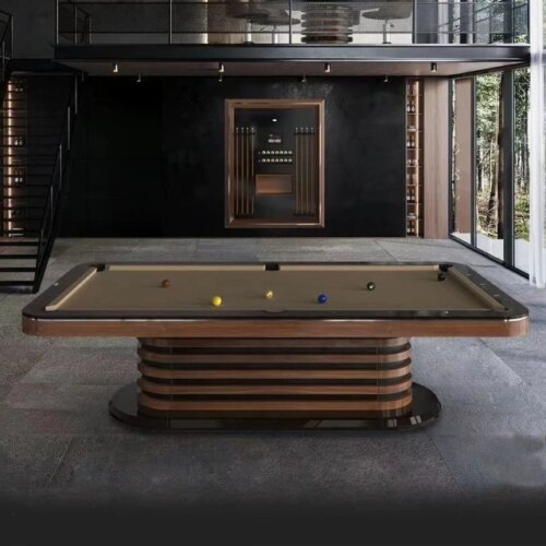 Outdoor Pub Simple Size Pool Table Billiard Factory Price 7ft8ft9ft Wood Unisex 6ft 7ft 8ft 9ft Dining Pool Tables for Sale 500 - Image 5