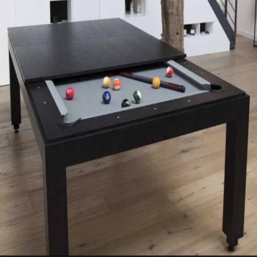 Popular Design Cordless Light Commercial 8 Ball For Sale Straight Legs Pool Table  on sale 7ft 8ft 9ft Simple and classic style - Image 6