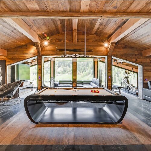 Professional pool table new modern design  high quality 7 foot pool table  dining top folding - Image 6