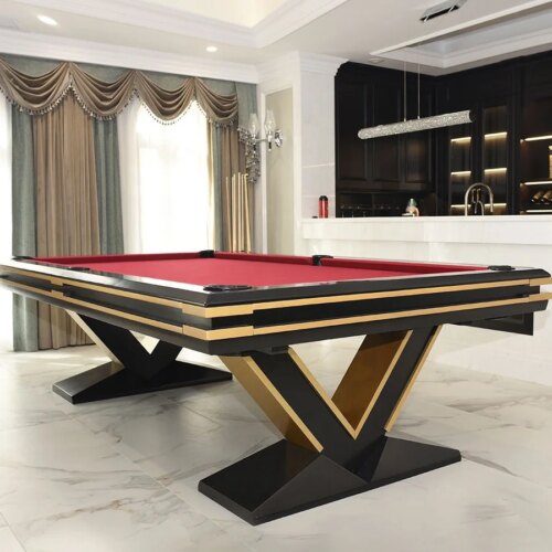 Reasonable Price New Modern Styles High Grade Solid Wood Slate 7FT 8FT 9FT Stylish and Modern Custom Indoor Luxury Pool Table - Image 6