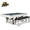 Rustic style solid wood slate vintage design pool billiards table on sale - Image 4