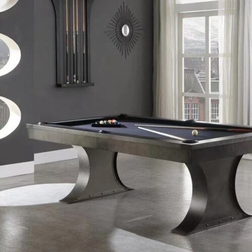 Stone slate pool&billiard table with customized dining top at factory price with professional felt - Image 4