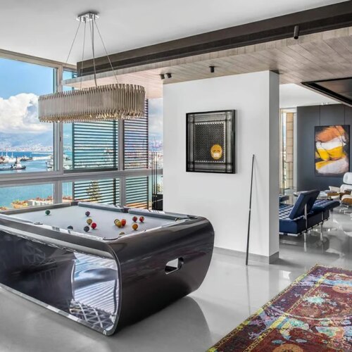 Super quality solid wood pool table modern luxury billiard table for house use - Image 5