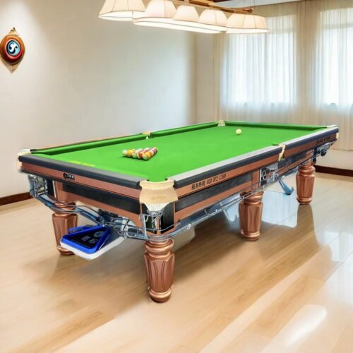 WANYAJU Factory Direct Sale High-end Chinese 9ft Billiard Table with Automatic Return System for club - Image 3