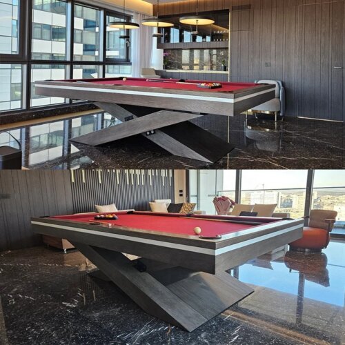 WANYAJU Manufacturing Wholesale Solid Wood Billiards Table Full size Customizable Luxury Billiards Table pool table - Image 6