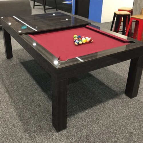 WANYAJU   luxury custom modern all size Oak solid wood slate tournament  billiard pool table 3 in 1 pingpong dinning top - Image 6