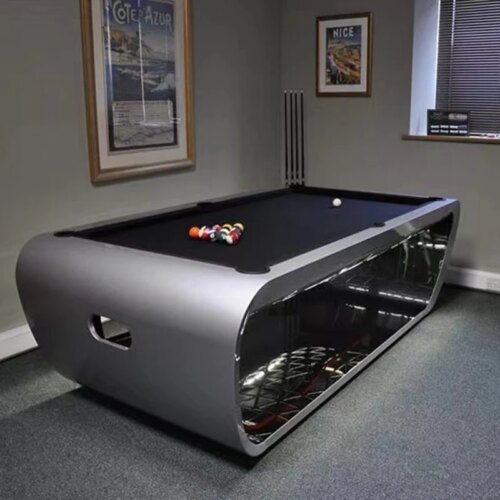 Wholesale Factory  high quality 7ft/8ft/9ft billiard tables dining billiard pool table with solid wood high speed felt - Image 2