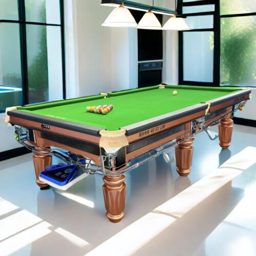 Wholesale High Quality Black 8 bliiard table Solid Wood 8ft Pool Table Indoor Professional Billiard Table Customized - Image 3