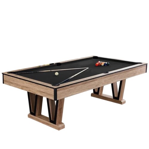 Wholesale High Quality Commerical Slate Solid Wood 8ft Pool Table Indoor Professional Billiard Table Customized