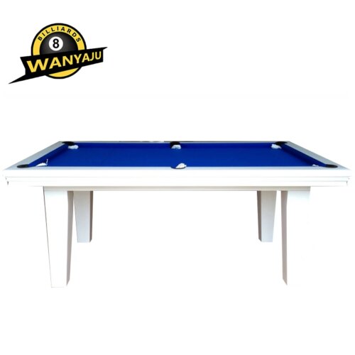 Wholesale indoor cheap solid wood black stone pool table 7ft 8ft 9ft billiard table for sale with high speed table cloth - Image 3