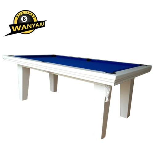 Wholesale indoor cheap solid wood black stone pool table 7ft 8ft 9ft billiard table for sale with high speed table cloth - Image 4