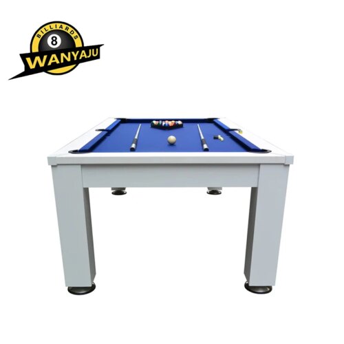 Wholesale standard size 7ft/8ft/9ft solid wood slate carved billiard pool table with solid wood high speed felt - Image 3