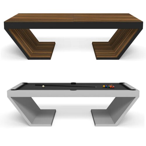 Wood Billiard Modern Pool Table Dining top High Quality  Billiard Table Factory Direct Sale Professional Custom Solid Slate