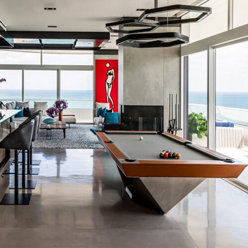 Wood Billiard Modern Pool Table High Quality Snooker Billiard Table Factory Direct Sale High End Professional Custom Solid Slate - Image 3