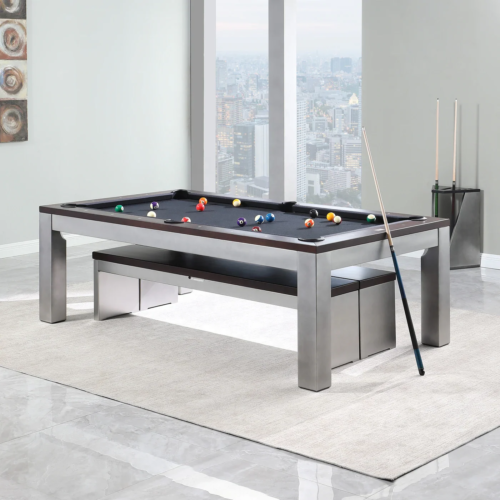 professional   7ft 8ft 9ft pool table 3 in 1 dinning pool table  oak modern pool table luxury - Image 5